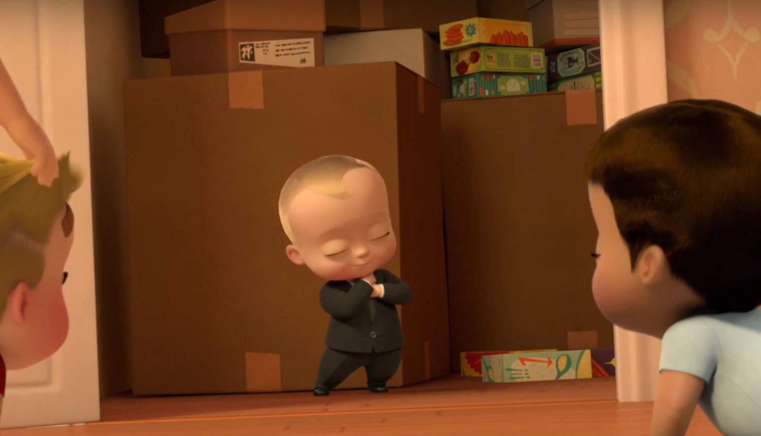 Tim Templeton Boss Baby Grown Up With Diapers Piling Up In The