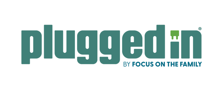 Logo for Plugged In by Focus on the Family