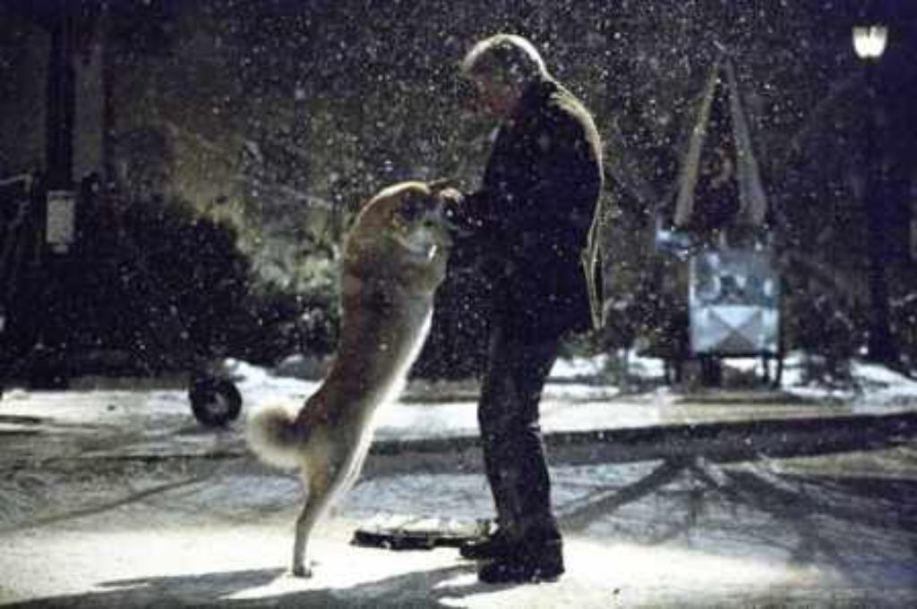 movie review hachiko dog's story