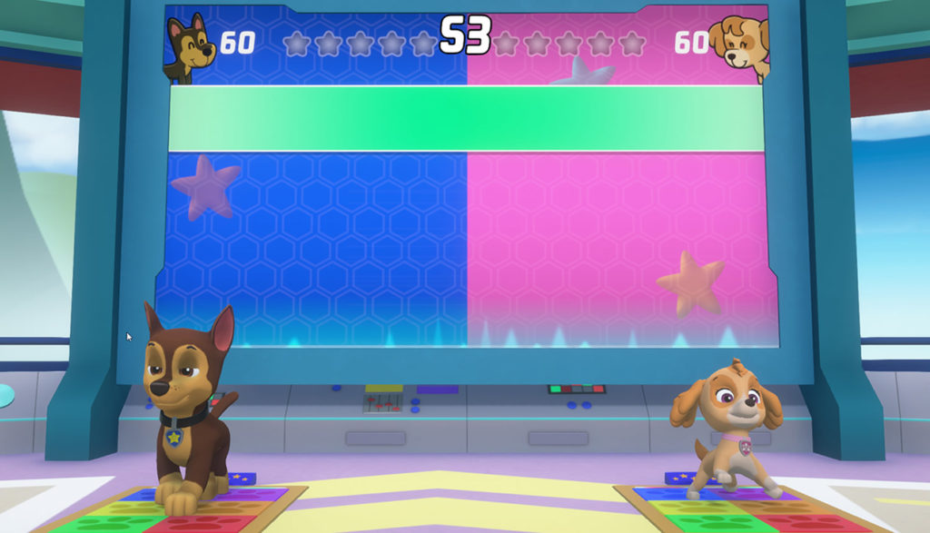 Screen shot of the PAW Patrol video game.