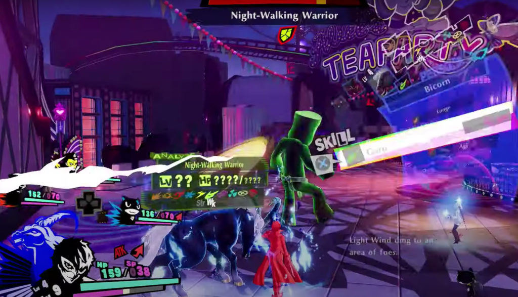 Screenshot from the video game Persona 5 Strikers