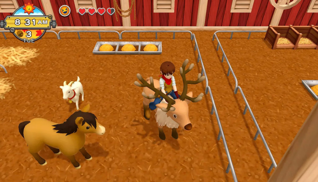 Screen shot from the video game Harvest Moon: One World.
