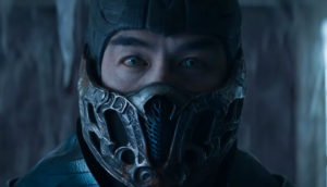 Portrait of a creepy bad guy from the movie "Mortal Kombat."