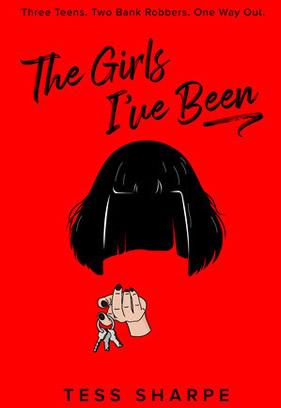 Red book cover for "The Girls I've Been."