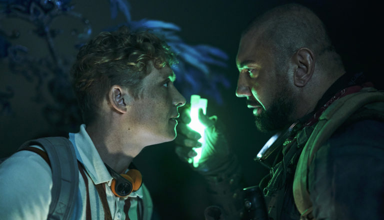 Matthias Schweighöfer and Dave Bautista in Army of the Dead