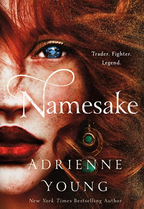 Picture of the book cover for the YA novel "Namesake."