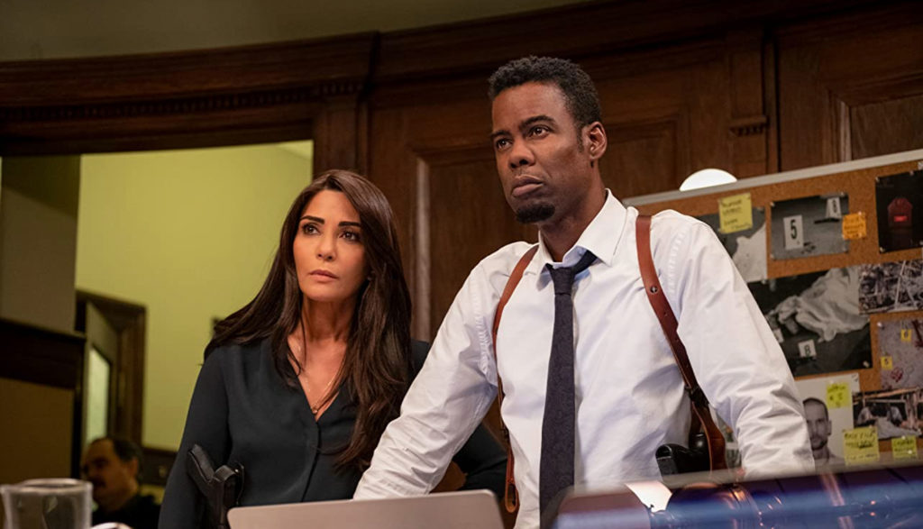Chris Rock and Marisol Nichols in Spiral