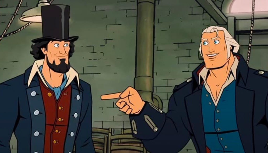 George Washington and Abraham Lincoln in America The Motion Picture