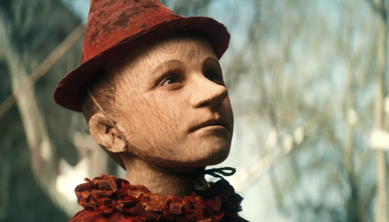 Wooden puppet in Pinocchio