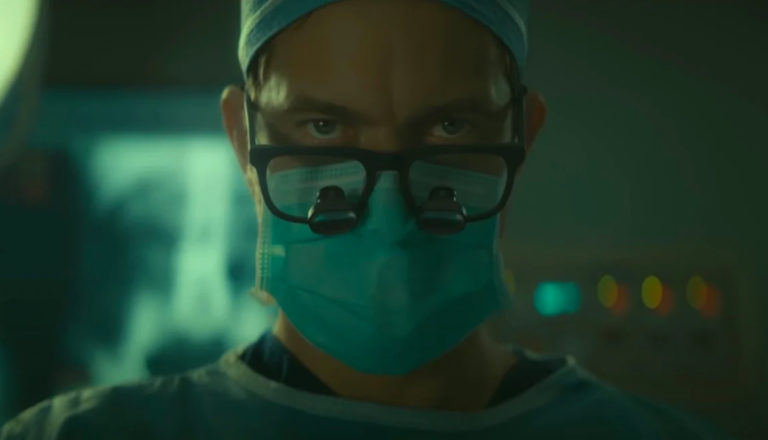 Doctor about to perform surgery