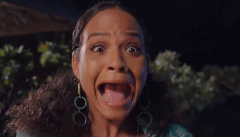 woman screaming in Resort to Love