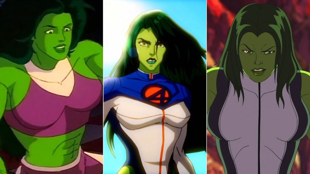 different she-hulk drawings