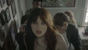 teens walking up stairs in Gayle's "abcdefu" music video