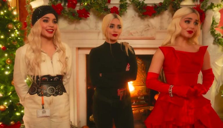 3 doppelgangers in The Princess Switch 3 movie