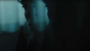 still from Billie Eilish's Male Fantasy music video