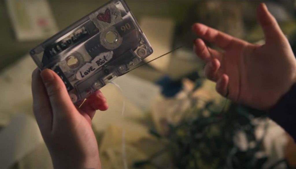 a broken cassette tape in Mixtape movie