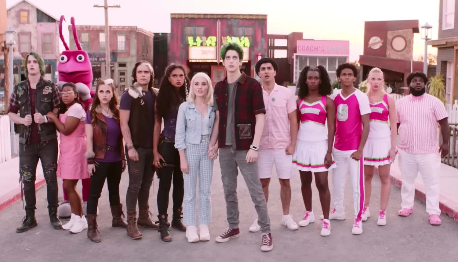 Stars Of Disney's 'Zombies' Present a 'Zombies'-Themed Cheer