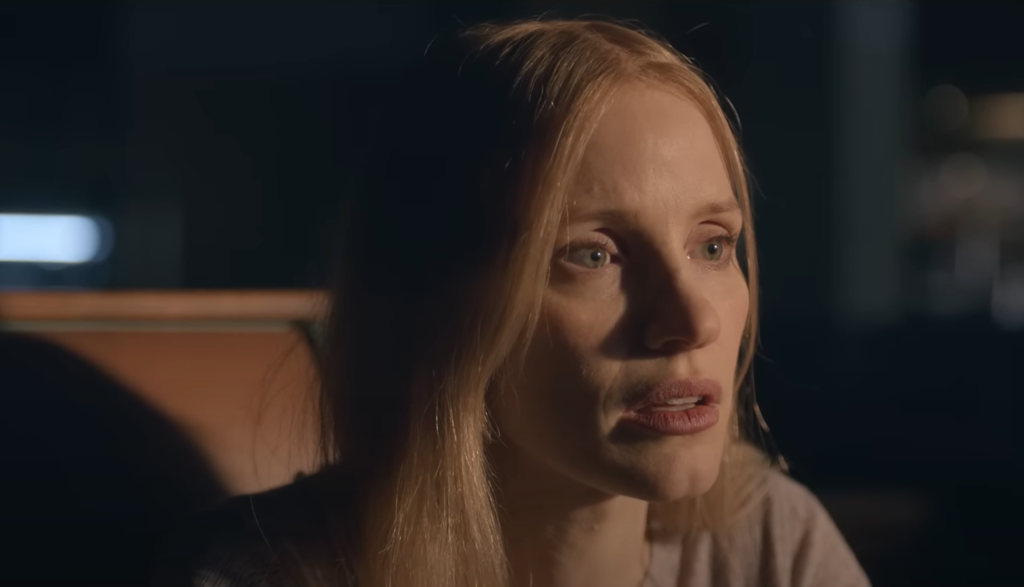 Jessica Chastain stars as Amy Loughren in The Good Nurse.