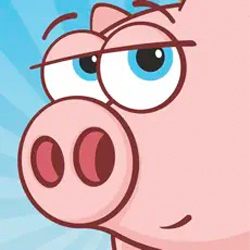 pig on a blue background - iAllowance App