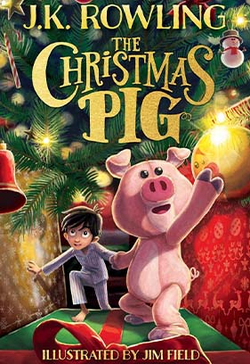 a pig leading a boy - The Christmas Pig