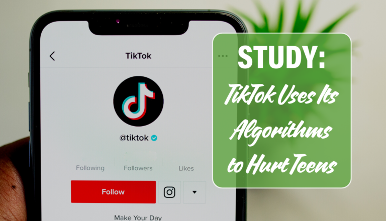TikTok uses its algorithm to hurt teens
