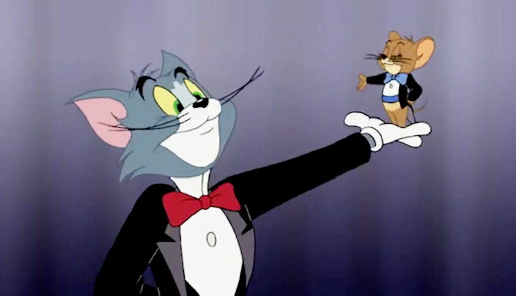Scared Tom And Jerry Cartoon Tom And Jerry Scary Car Bumper Sticker