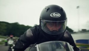 man on motorbike one fast move