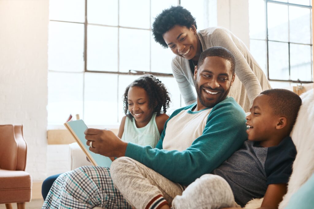 family reading