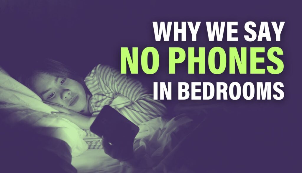 phones in bedroom